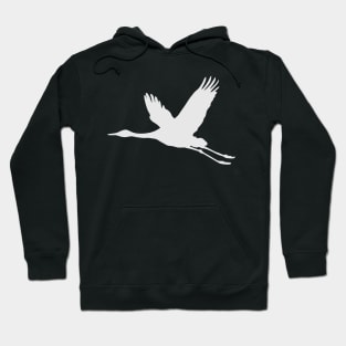 Crane (Grus grus) Hoodie